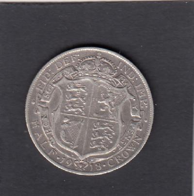 Beschrijving: 1/2 Crown  GEORGIUS V  